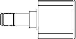 GSP 641045 шарнирный комплект, приводной вал на NISSAN MICRA II (K11)