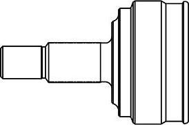 GSP 803004 ШРУС AUDI 100/200/80 1.6>2.3 77>91 нар. (75701S)