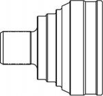 GSP 803078 ШРУС AUDI A4 II-III 1.6-3.2FSI 01-09 нар. +ABS