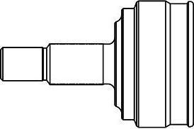 GSP 810013 ШРУС CITROEN JUMPER/FIAT DUCATO/PEUGEOT BOXER 1.9D>2.8D 94> нар.(ABS) (303098)
