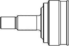 GSP 810024 ШРУС наружный CITROEN XANTIA 93-03/PEUGEOT 306 93-02 (ABS+) (303405)