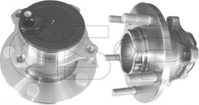 GSP 9400106 Ступица с подшипником в сборе задняя Mazda 3/5 03-08 (BP4K2615XD)