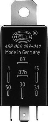 Hella 4RP 008 189-041 реле, топливный насос на OPEL ASCONA C (81_, 86_, 87_, 88_)