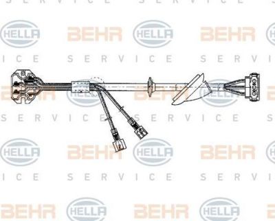 Hella 5HL 351 321-081 регулятор, вентилятор салона на MERCEDES-BENZ E-CLASS (W124)