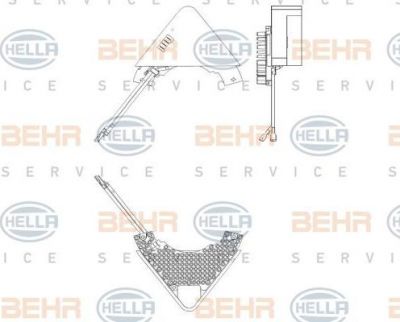 Hella 5HL 351 321-271 регулятор, вентилятор салона на FIAT ULYSSE (220)