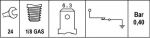 HELLA Датчик давл.масла MAZDA/MITSUBISHI/TOYOTA (MD138993, 6ZF007392-001)
