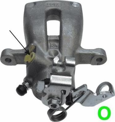 Hella 8AC 355 384-821 тормозной суппорт на OPEL ZAFIRA B Van