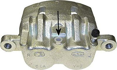 Hella 8AC 355 386-681 тормозной суппорт на KIA CARNIVAL I (UP)