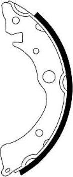 Hella 8DB 355 000-791 комплект тормозных колодок на HONDA CIVIC III Hatchback (AL, AJ, AG, AH)