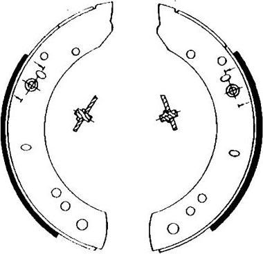 Hella 8DB 355 002-081 комплект тормозных колодок на LAND ROVER DEFENDER Station Wagon (LD)