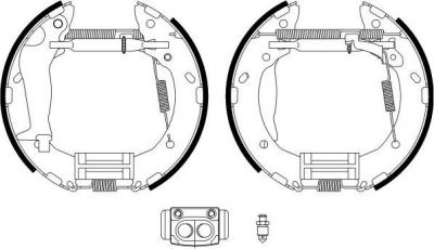 Hella 8DB 355 022-611 комплект тормозных колодок на HYUNDAI GETZ (TB)