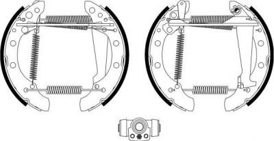 Hella 8DB 355 022-771 комплект тормозных колодок на VW SANTANA (32B)