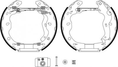 Hella 8DB 355 022-941 комплект тормозных колодок на SUZUKI SX4 (EY, GY)