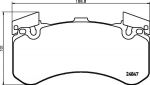 Hella 8DB355015-991 Тормозные колодки дисковые