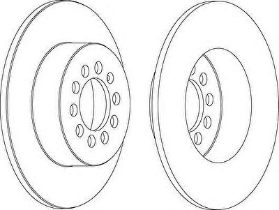 Hella 8DD 355 110-861 тормозной диск на MAZDA 323 S VI (BJ)