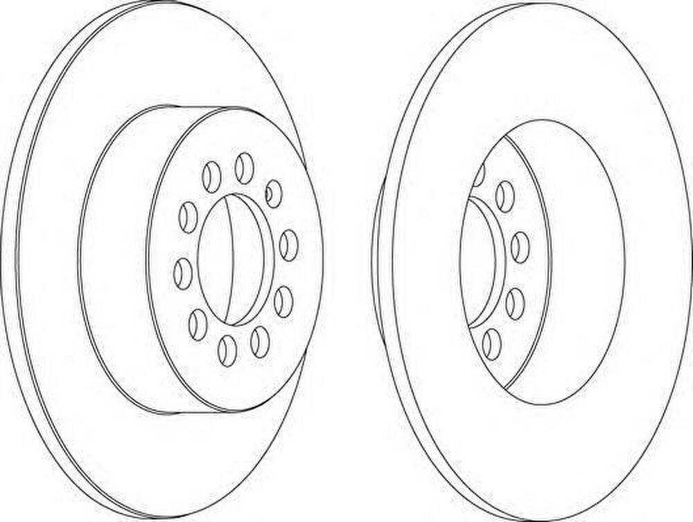 Hella 8DD 355 110-861 тормозной диск на MAZDA 323 S VI (BJ)
