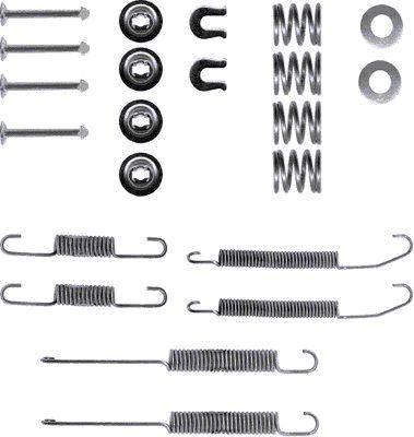 Hella 8DZ 355 200-271 комплектующие, тормозная колодка на NISSAN ALMERA I (N15)