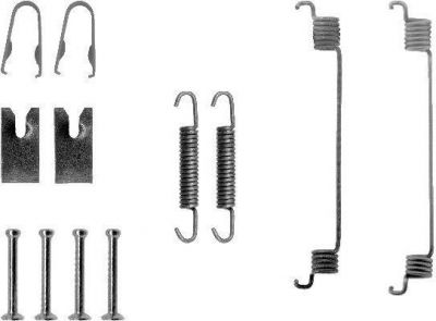 Hella 8DZ 355 200-581 комплектующие, тормозная колодка на FORD KA (RB_)