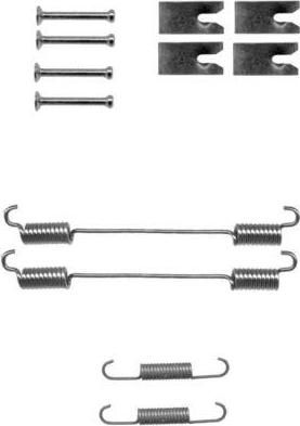 Hella 8DZ 355 200-831 комплектующие, тормозная колодка на FIAT DOBLO фургон/универсал (263)