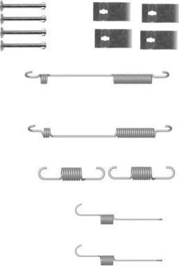 Hella 8DZ 355 200-941 комплектующие, тормозная колодка на HYUNDAI GETZ (TB)