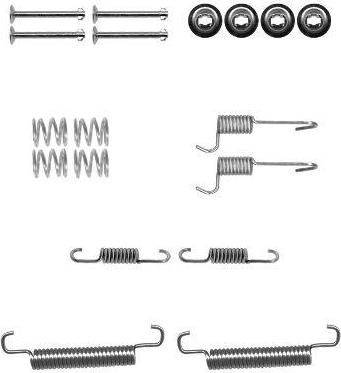 Hella 8DZ 355 201-041 комплектующие, тормозная колодка на HYUNDAI ACCENT III седан (MC)