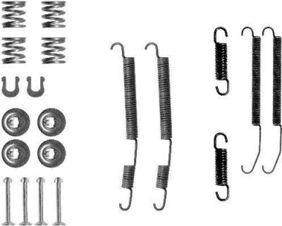 Hella 8DZ 355 201-071 комплектующие, тормозная колодка на MITSUBISHI CARISMA седан (DA_)