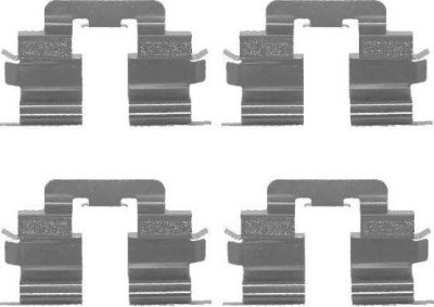 Hella 8DZ 355 202-631 комплектующие, колодки дискового тормоза на MERCEDES-BENZ A-CLASS (W168)