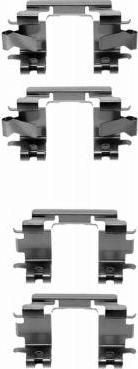 Hella 8DZ 355 202-831 комплектующие, колодки дискового тормоза на HONDA CIVIC VI Hatchback (EJ, EK)