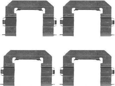 Hella 8DZ 355 203-391 комплектующие, колодки дискового тормоза на CHEVROLET CAPTIVA (C100, C140)