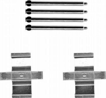 Hella 8DZ 355 204-211 комплектующие, колодки дискового тормоза на MERCEDES-BENZ S-CLASS (W140)
