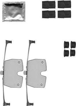 Hella 8DZ 355 205-441 комплект принадлежностей, тормозной суппорт на 5 Touring (F11)