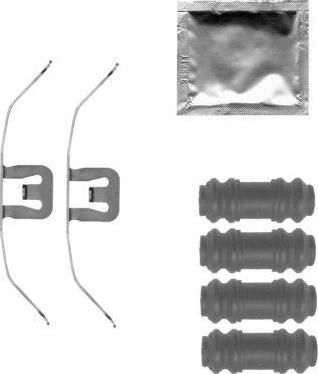 Hella 8DZ 355 205-481 комплект принадлежностей, тормозной суппорт на AUDI A7 Sportback (4GA, 4GF)