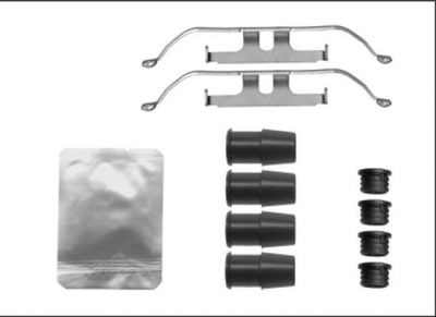 Hella 8DZ 355 205-631 комплект принадлежностей, тормозной суппорт на 1 (F20)