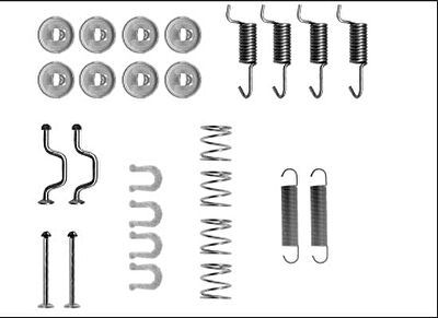 Hella 8DZ 355 206-151 комплектующие, стояночная тормозная система на TOYOTA AVENSIS (_T22_)