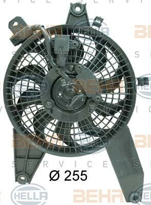 Hella 8EW 351 034-611 вентилятор, конденсатор кондиционера на HYUNDAI TERRACAN (HP)