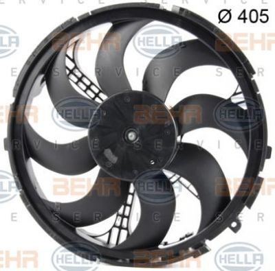 Hella 8EW 351 039-551 вентилятор, охлаждение двигателя на FIAT STILO (192)