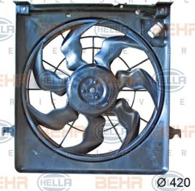 Hella 8EW 351 042-791 вентилятор, охлаждение двигателя на KIA CEE'D SW (ED)