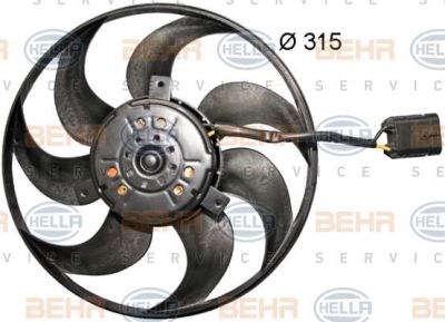 Hella 8EW 351 044-071 вентилятор, охлаждение двигателя на OPEL ASTRA H (L48)