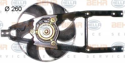 Hella 8EW 351 044-081 вентилятор, охлаждение двигателя на FIAT CINQUECENTO (170)