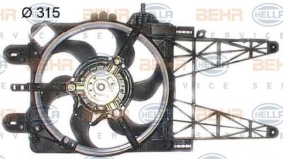 Hella 8EW 351 044-101 вентилятор, охлаждение двигателя на FIAT PUNTO (188)