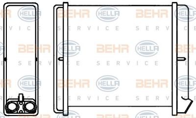 Hella 8FH 351 313-671 теплообменник, отопление салона на OPEL VECTRA A (86_, 87_)