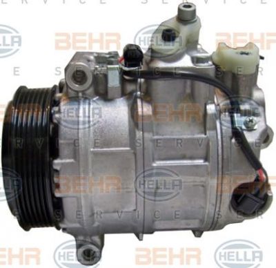 Hella 8FK 351 114-321 компрессор, кондиционер на MERCEDES-BENZ C-CLASS купе (CL203)