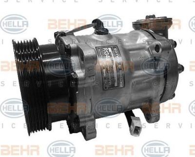 Hella 8FK 351 127-311 компрессор, кондиционер на PEUGEOT 607 (9D, 9U)