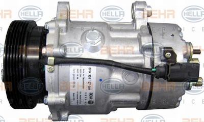 Hella 8FK 351 127-381 компрессор, кондиционер на VW GOLF IV (1J1)