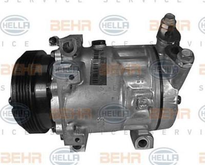 Hella 8FK 351 127-551 компрессор, кондиционер на RENAULT CLIO I (B/C57_, 5/357_)