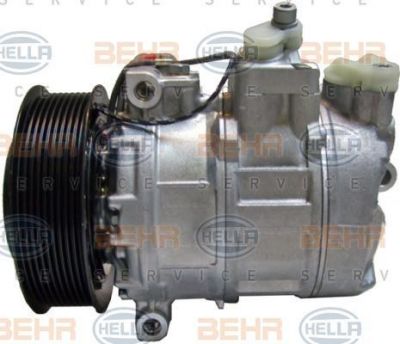 Hella 8FK 351 176-021 компрессор, кондиционер на MERCEDES-BENZ ACTROS MP2 / MP3