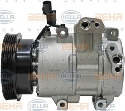 Hella 8FK 351 272-121 компрессор, кондиционер на HYUNDAI i20 (PB, PBT)