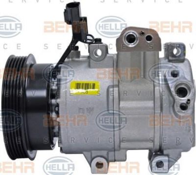 Hella 8FK 351 272-141 компрессор, кондиционер на HYUNDAI i20 (PB, PBT)