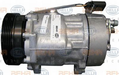 Hella 8FK 351 316-091 компрессор, кондиционер на VW TRANSPORTER V c бортовой платформой/ходовая часть (7JD, 7JE,