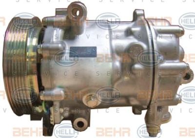 Hella 8FK 351 334-281 компрессор, кондиционер на FORD TRANSIT c бортовой платформой/ходовая часть